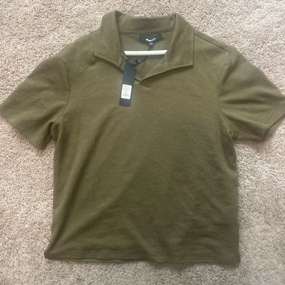 Men's Olive Green Polo Shirt